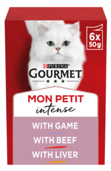 Purina Gourmet Mon Petit Game Liver Beef 6x50g