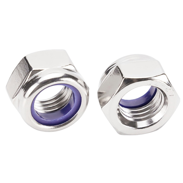 18-8(304) Stainless Steel DIN985 Nylon Insert Lock Nuts– Metric Thread