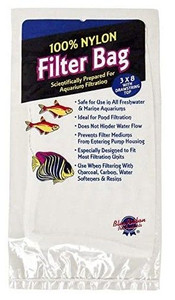 100% Nylon Filter Bag with Drawstring (3" X 8")