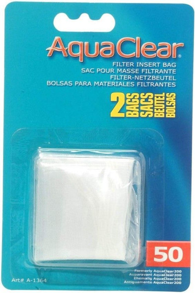AquaClear Filter Insert Nylon Media Bag - Size 50 - 2 Count