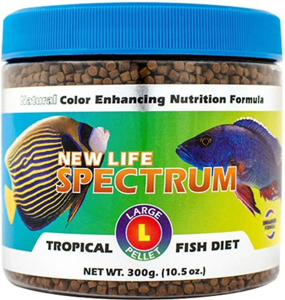 New Life Spectrum Tropical Fish Food Large Sinking Pellets (300 g)