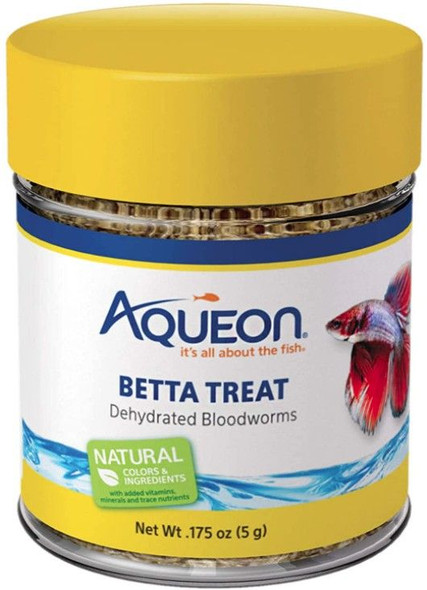 Aqueon Betta Treat Freeze Dried Bloodworms (0.175 oz)