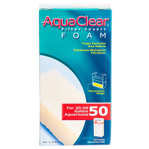 AquaClear Filter Insert Foam for Aquariums 50 - 1 count