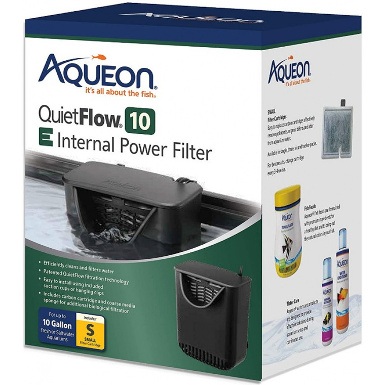 Aqueon Quietflow 10 E Internal Power Filter - 10 Gallons