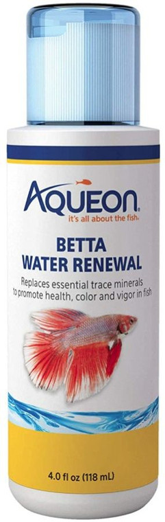 Aqueon Betta Water Reneal Replaces Trace Minerals for Aquariums (4 oz)