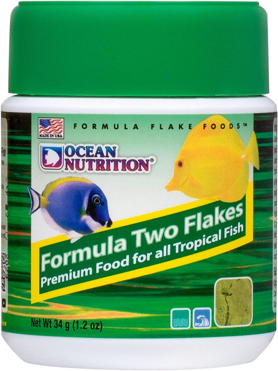Ocean Nutrition Formula Two Flakes for All Tropical Fish (1.2 oz)