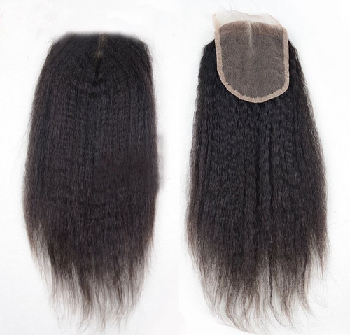 Mongolian Kinky Straight Closure