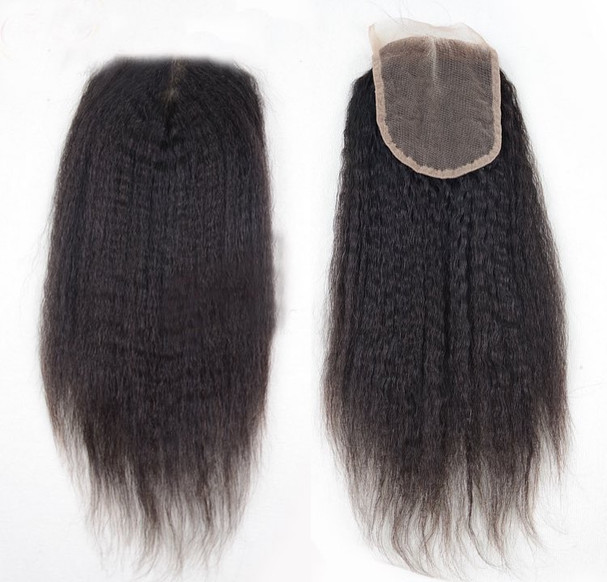 Mongolian Kinky Straight Closure
