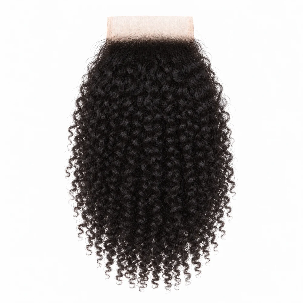 Mongolian Kinky Curly Closure
