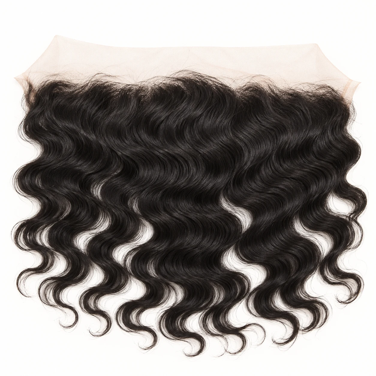 Unparted body wave lace frontal