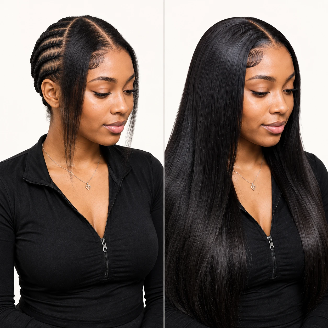 U Part Clip In Wigs