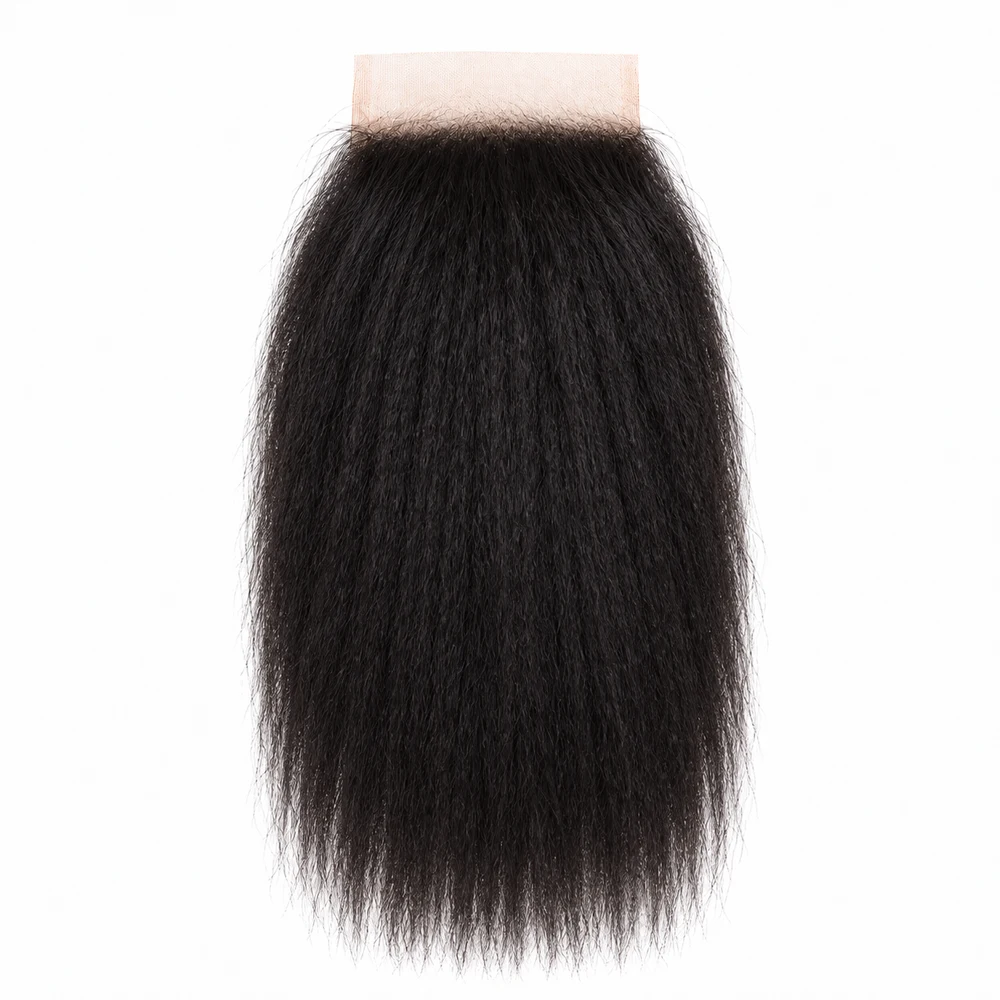 Mongolian Kinky Straight Closure