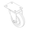 Swivel caster (x2)