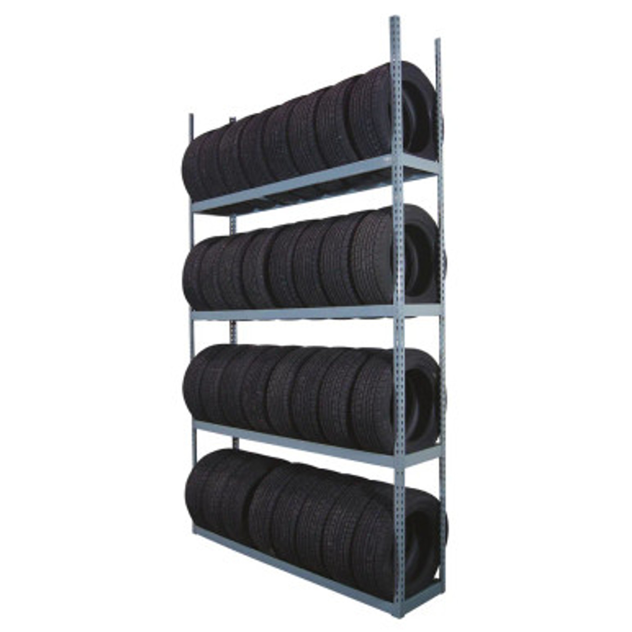 4-Tier tire shelving rack for passenger & light truck tires