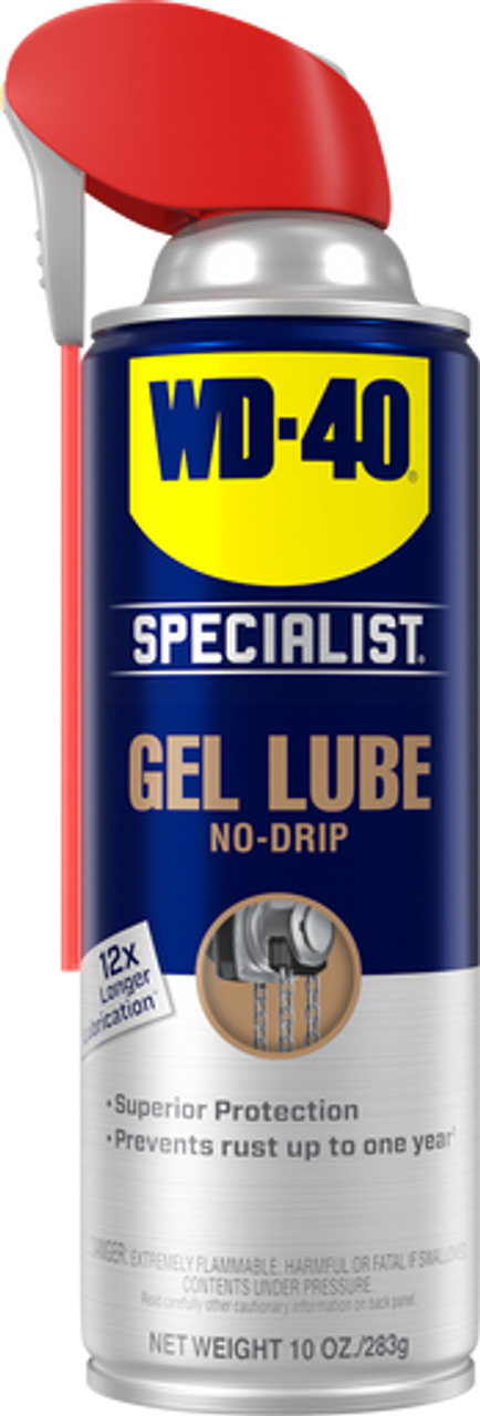 WD-40 Specialist Spray and Stay Gel Lube 10 Oz. (6 Pack)