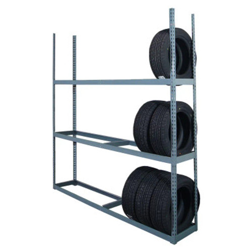 3-Tier tire shelving rack for passenger & light truck tires