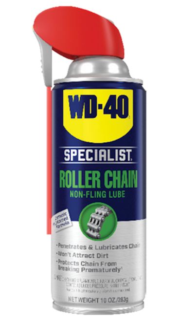 WD-40 Specialist Roller Chain Non-Fling Lubricant, 10 OZ (6 Pack) WD-40 Specialist Roller Chain Non-Fling Lubricant, 10 OZ (6 Pack)