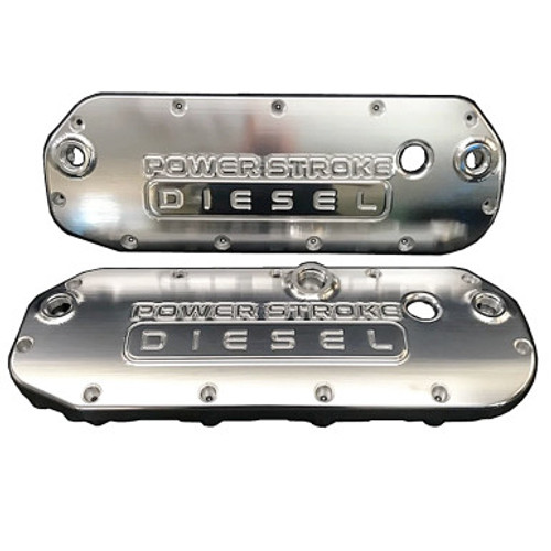 Bean Machine 04.5-07 6.0L Power Stroke Billet Valve Covers No Logo Or Bean Machine Logo