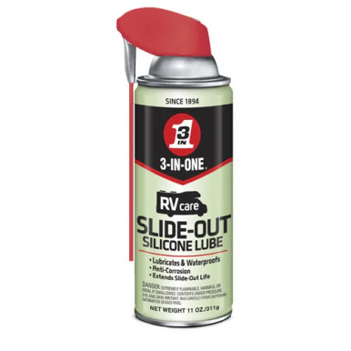 3-IN-ONE RV Silicone Slide Out Lube Spray 11 Oz (6 Pack)