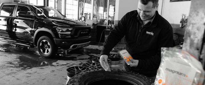 An automotive workshop