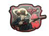  Ranger Point Space Cowboy PVC Patch  