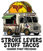  Stroke Levers Stuff Tacos Slap Stickers 