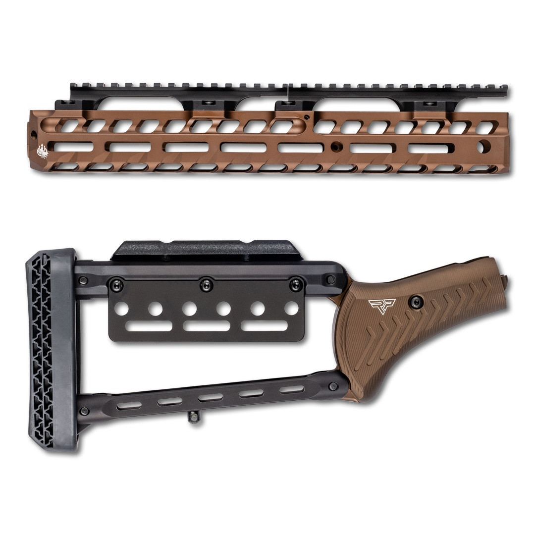 Costa Marlin Barrel Band Pistol Grip Lever Stock Set | Root Beer