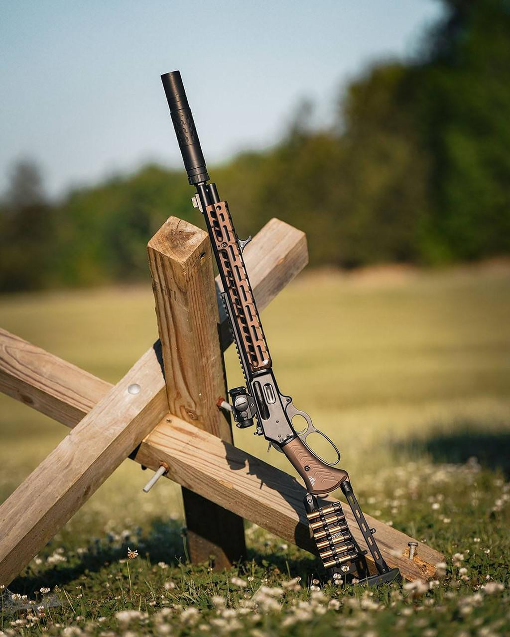 MAS Marlin 1895 Pistol Grip Lever Stock Set | Root Beer
