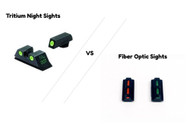 Tritium Night Sights vs. Fiber Optic Sights: Comparison Guide