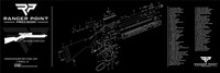 MARLIN FIREARMS RIFLE GUN CLEANING MAT AND MAINTENANCE RANGER POINT PRECISION PARTS DIAGRAM MARLIN RIFLE SCHEMATIC 