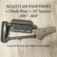  Lever Stock Cheek Riser and Hardware (Replacement Part) 