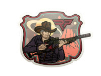 Ranger Point Space Cowboy Slap Stickers 