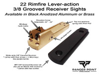 22 rifle peep sights, better sights henry 22 Available in black Anodized Aluminum or brass