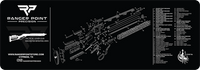 Winchester 94 gun rifle cleaning mat exploded drawing Winchester 94 gun rifle cleaning mat exploded drawing