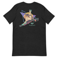 RETRO PINUP GIRL LEVER RIFLE T-SHIRT (back print, made to order)