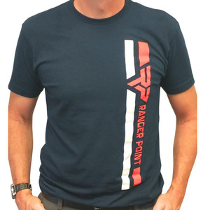  Ranger Point Racing Stripe T-shirt | Red, White and Blue  
