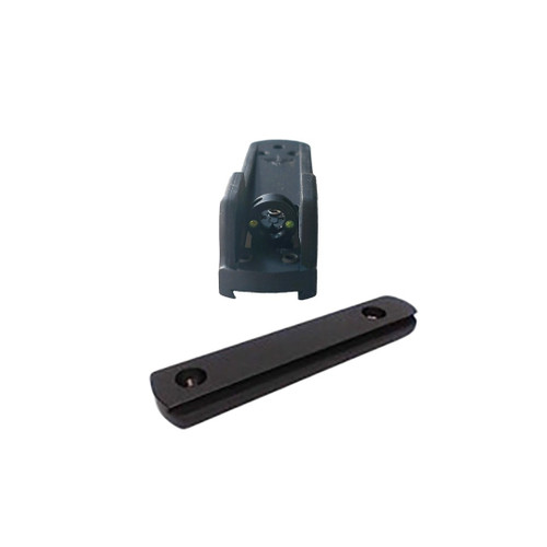 Marlin 39A Rimfire Lever Action Rifle Peep Sight + Rail (Black)