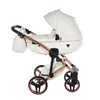 Junama Fluo Individual White Rose Gold Pram & Pushchair
