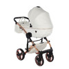 Junama Fluo Individual White Rose Gold Pram & Pushchair