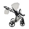 Junama Fluo Individual Mirror White Silver Pram & Pushchair
