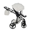 Junama Fluo Individual Mirror White Silver Pram & Pushchair