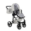 Junama Fluo Individual Mirror White Silver Pram & Pushchair