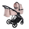 three quarter view of the Air V3 Pink pram