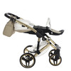 Junama Handcraft Glitter Gold 2‑in‑1 Pram Pushchair Travel System