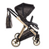 Junama Elegante Art Deco Black 2‑in‑1 Pram Pushchair Travel System