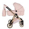 Junama Elegante Art Deco Pink 2‑in‑1 Pram Pushchair Travel System