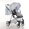 Junama Elegante Lamé Blue Pram Pushchair Travel System