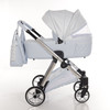 Junama Elegante Lamé Blue Pram Pushchair Travel System