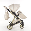 Junama Elegante Lamè Beige Pram Pushchair Travel System