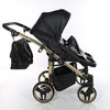 Junama Compact Duo Black Eco Pram Pushchair Travel System